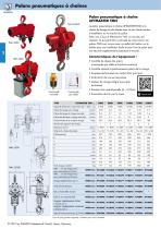 Palans pneumatiques à chaînes - 1