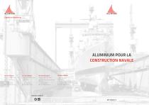 ALUMINIUM POUR LA CONSTRUCTION NAVALE