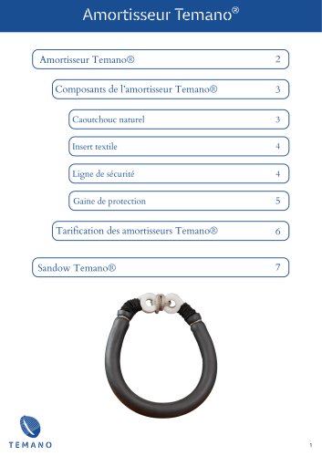 Catalogue Amortisseur Temano&reg;