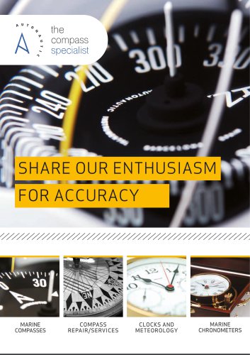 SHARE OUR ENTHUSIASM FOR ACCURACY