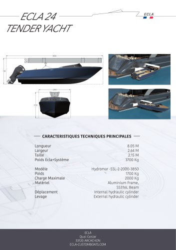  ECLA 24 TENDER YACHT