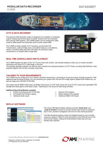 MODULAR DATA RECORDER X-MDR