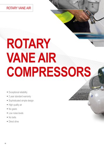 ROTARY VANE AIR COMPRESSORS