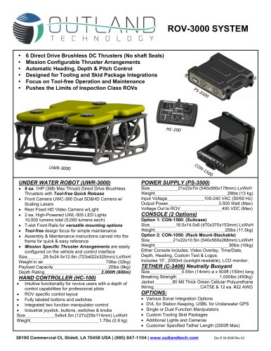 ROV-3000 SYSTEM