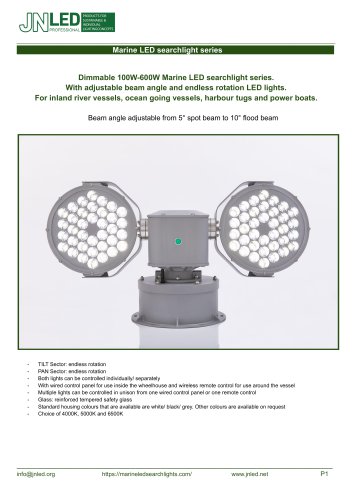 Marine LED searchlight series