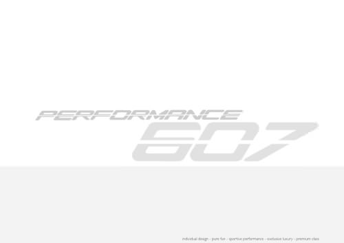 PERFORMANCE 607