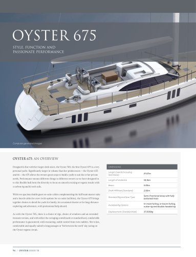 OYSTER 675: AN OVERVIEW