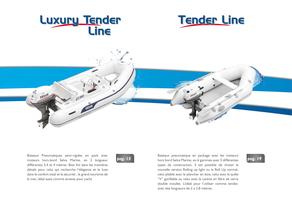 Selva 2012 : Catalogue Bateaux Pneumatiques, Plein Air Line, Luxury Tender Line, Tender Line - 3