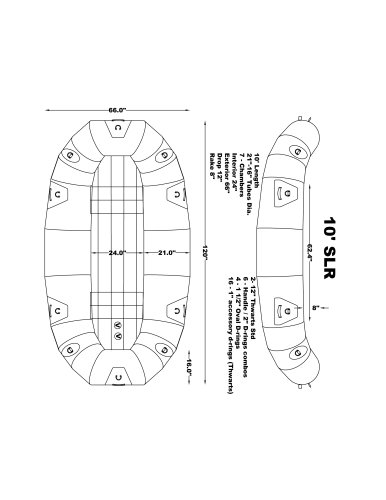 SOTAR SL 10' Liquid Rafts