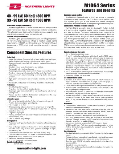 M1064 Series Specification Sheet