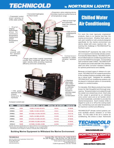 Technicold: Chilled water air conditioning 