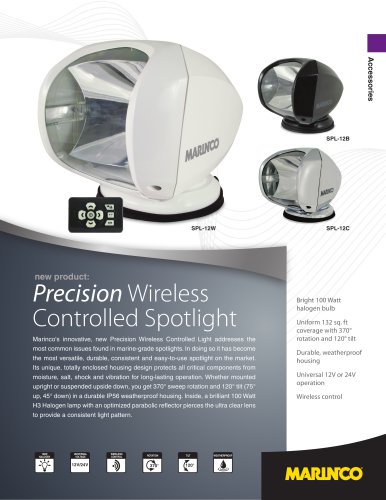 Precision Wireless Controlled Spotlight