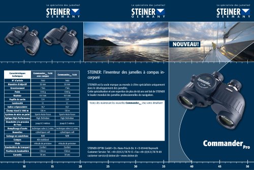 Brochure STEINER commander pro