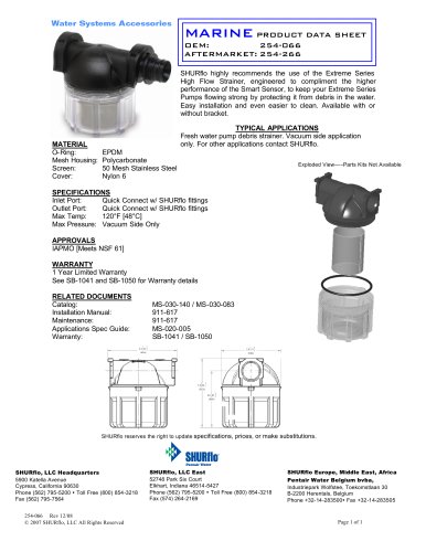 pds-Extreme HF Strainer 254-066