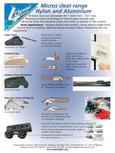 Micros-cleat-range