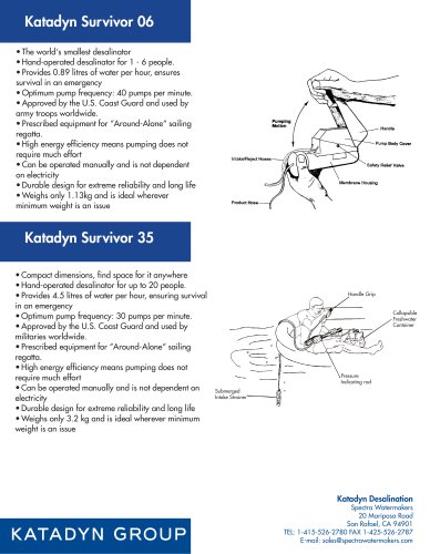 Katadyn Survivor 06 and 35