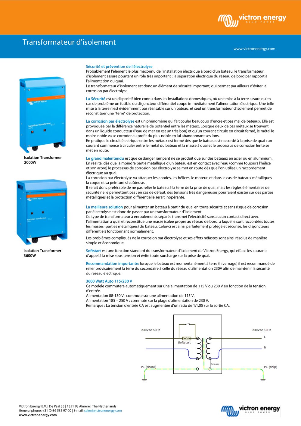 Transformateur d'isolement - Victron Energy