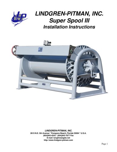 Super Spool III Installation Instructions