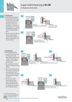 R4-EM - Loquet rotatif électronique pour efforts légers - 3