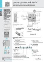 R4-EM - Loquet rotatif électronique extérieur - 1