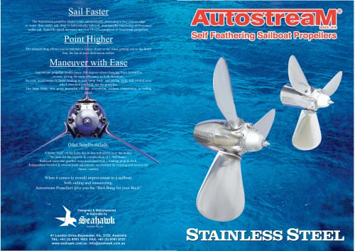 Autostream Self Feathering Propellers