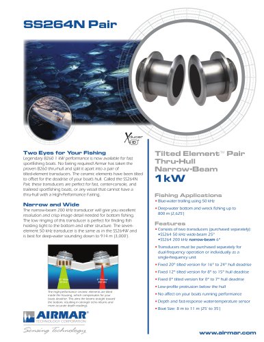 SS264N 1kW Wide / Narrow Beam Pair