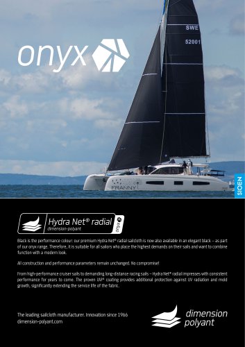 Hydra Net&reg; radial onyx