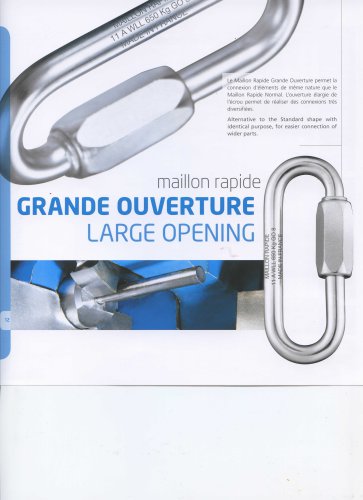 Grande ouverture - Large Opening