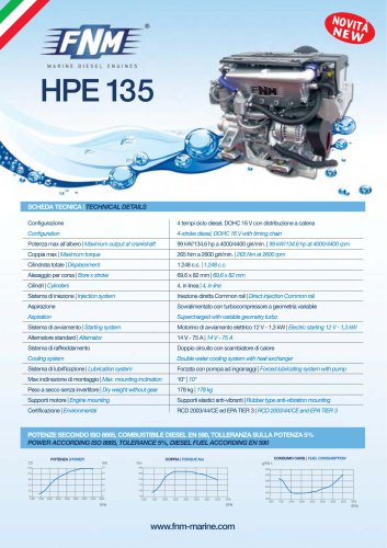 FNM ENGINE HPE 135