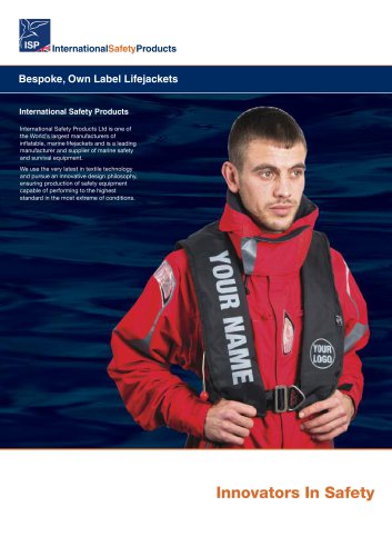 ISP Bespoke Lifejacket Brochure