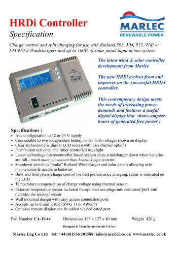 HRDi Charge Controller