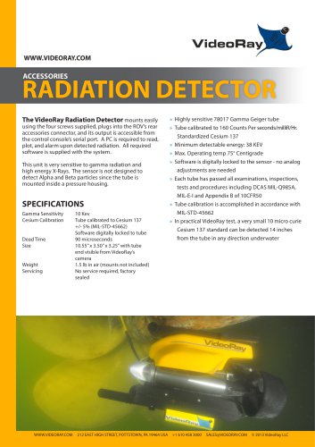 PORT SECURITY RADIATION DETECTOR