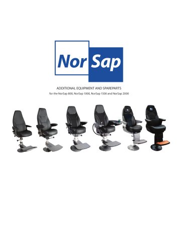 NorSap Extra Equipment and spare part Catalogue