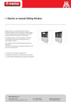 Electric or manual Sliding Window