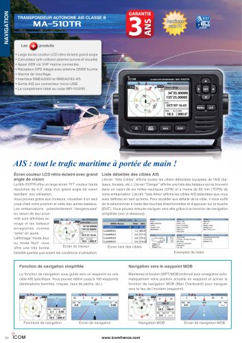 Pack MA-510TR transpondeur AIS Classe B