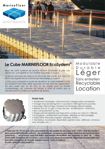 Le cube MARINEFLOOR EcoSystem®