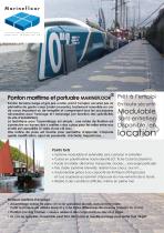 Ponton Maritime et portuaire MARINEFLOOR® - 1