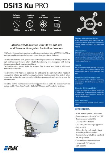 VSAT - DSi13 Ku PRO