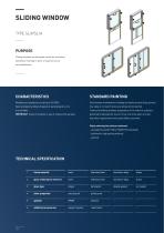 SLIDING WINDOWS – TYPE SLIH/SLIV