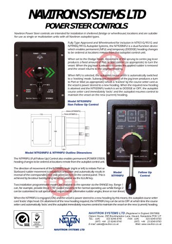 POWER STEER CONTROLS