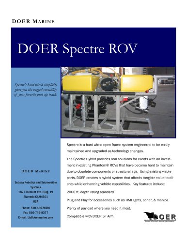 DOER Spectre ROV