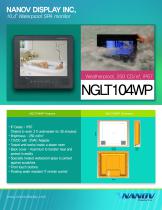 NGLT104WP, 10.4" IP67 waterproof TV monitor - 1