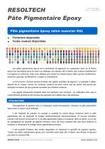 Pâte Pigmentaire Epoxy - 1