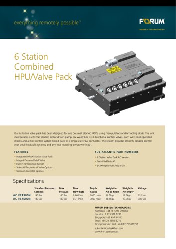 FOR222_6_Station_Combined_Valve_Pack_AC_Data_Sheet_100312