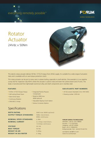 FOR237_Rotator_Actuator_Data_Sheet_090512