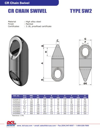 CR Chain Swivel