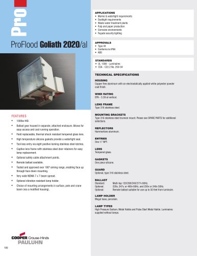 Pauluhn ProFlood Goliath 2020/al Floodlights