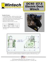 DC40-E7.5 Electric Deck Winch