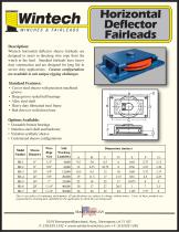 Horizontal Deflector Fairleads