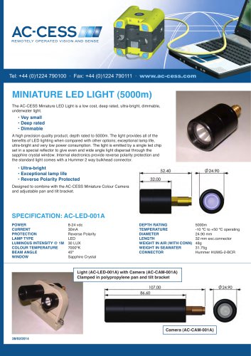 MINIATURE LED LIGHT 5000m